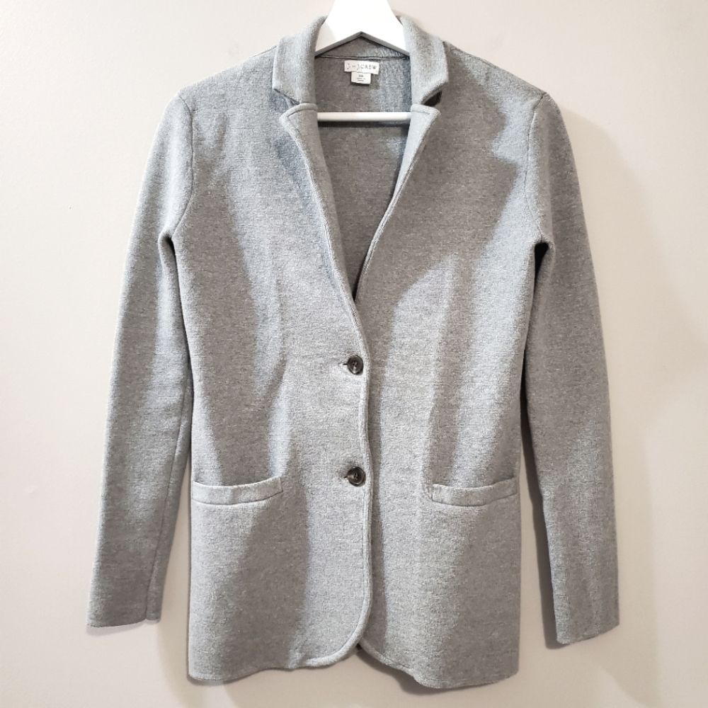 J by J. Crew - Cotton Sweater Blazer G9309 - Size XS